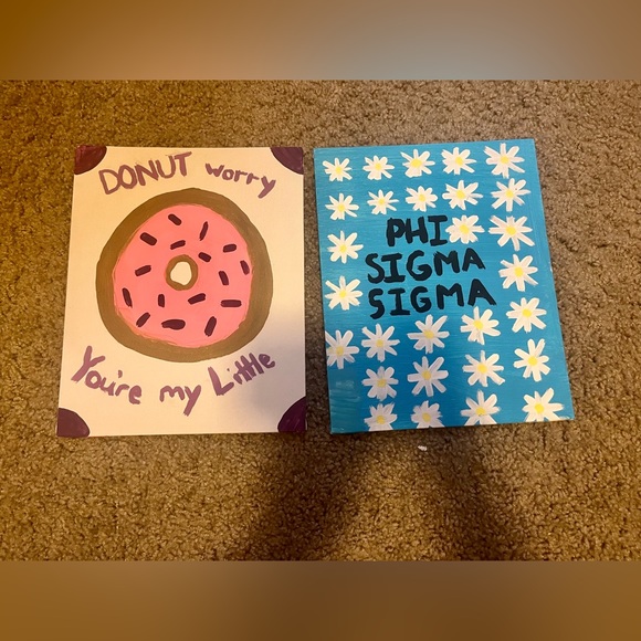 ΦΣΣ Phi Sigma Sigma Wall Art - Picture 1 of 1